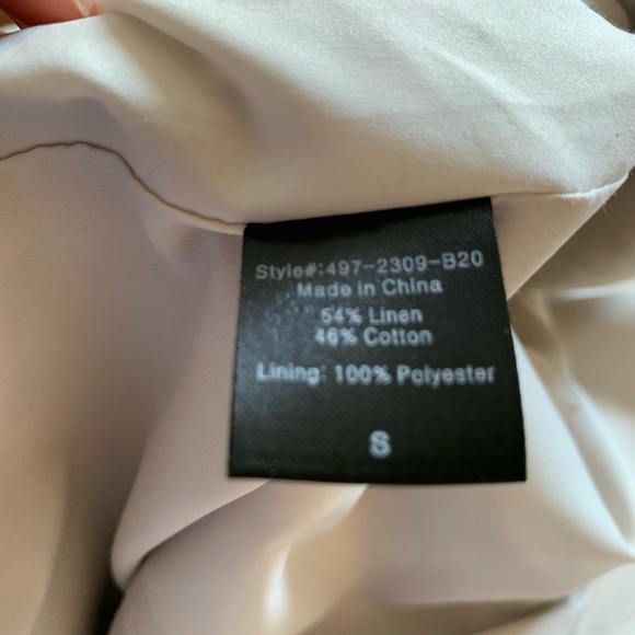 Women’s Jenni Kayne Linen Blend Blazer Size S - Picture 6 of 8